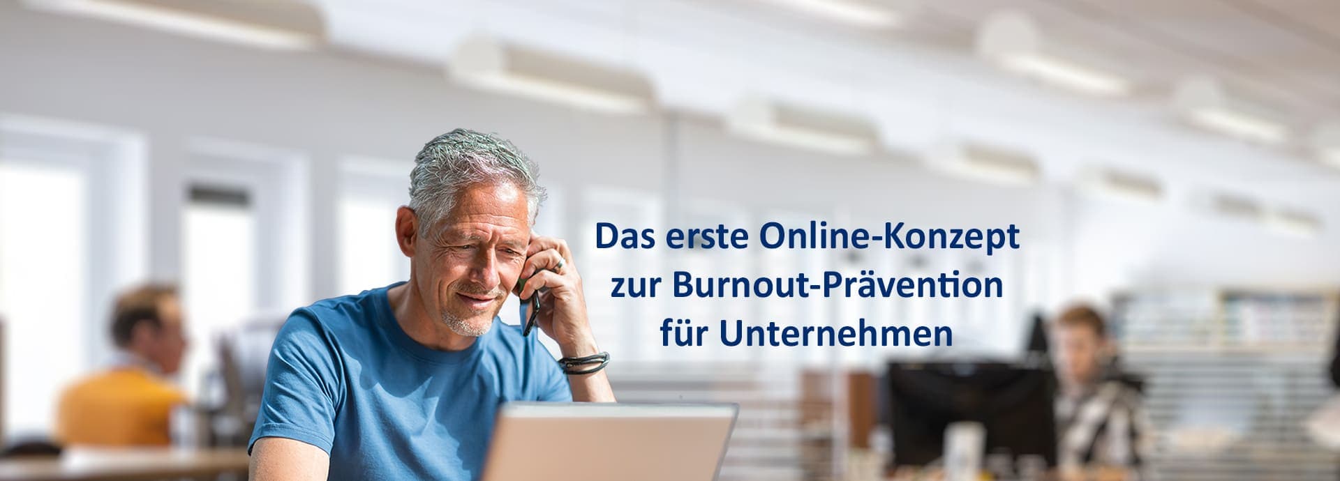 Martin Studer bei der Arbeit mit dem digitalen Coaching-Angebot